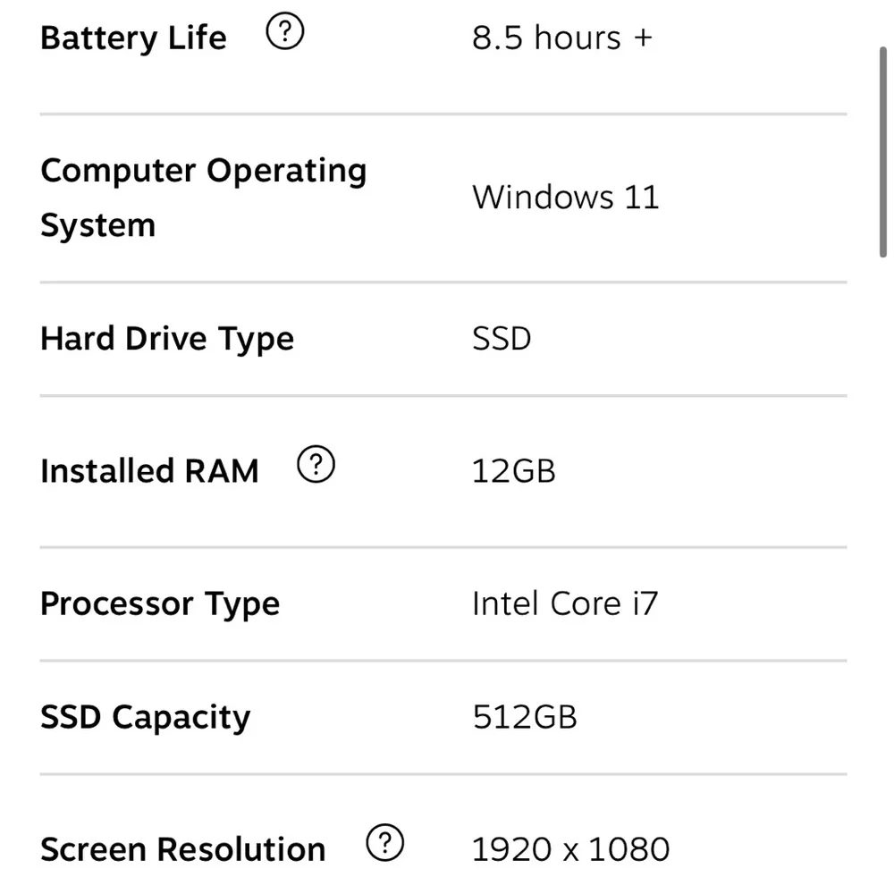 hp pavilion 16.5” laptop